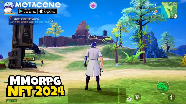 MMORPG NFT Terbaru 2024 METACENE (PC/Mobile) Gameplay Ditusi