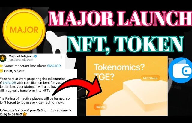 Major Launch NFT। Major Launch Tokenomics। Major Coin Soon  OKX। Major Airdrop Eligible Task