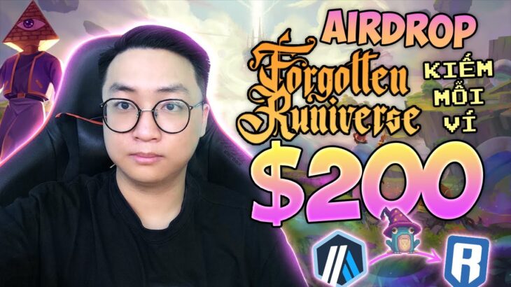 NFT Game The Forgotten Runiverse | Kèo Airdrop FREE kiếm $200/ Ví Trên Ronin Tương Tự Pixels