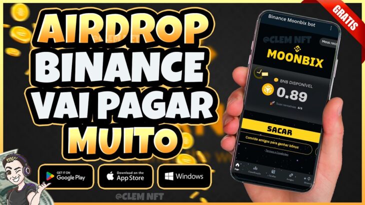 🔥 NOVO JOGO NFT DA BINANCE: GANHE MUITO DINHEIRO COM MOONBIX! 🚀 Airdrop Exclusivo no Telegram! 💸