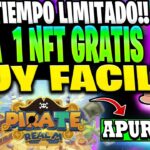 👉NUEVO BOT de TELEGRAM PAGANDO RECLAMA 1 NFT GRATIS!!💥PIRATES REALM  BOT AIRDROP GRATIS