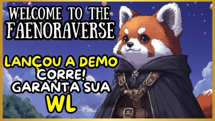 Novo Jogo NFT Faenora lançou hoje a DEMO deste jogo viciante e FREE! #jogonft