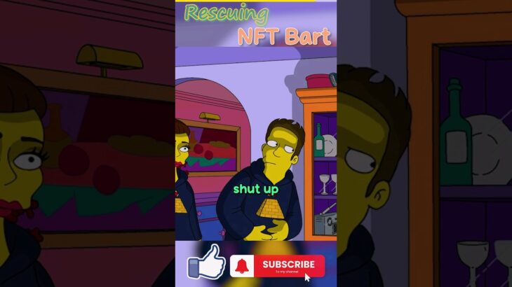 Rescuing NFT Bart #thesimpsons #simpsonsshorts