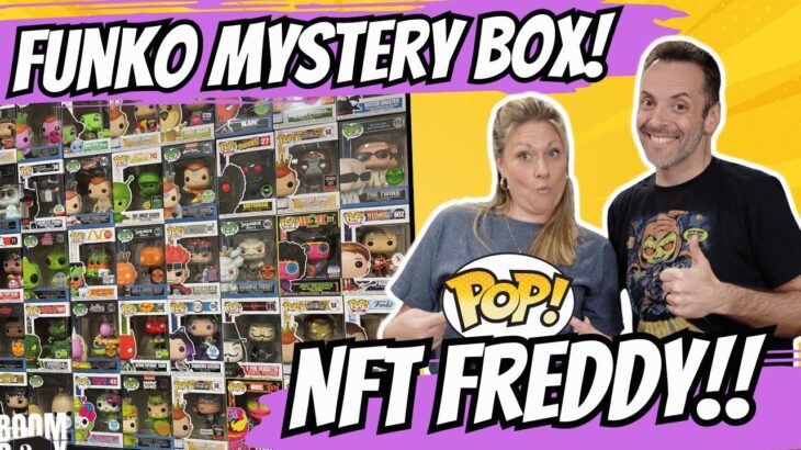 WOW! We PULL a limited FREDDY FUNKO NFT from this FUNKO POP Mystery box Unboxing!