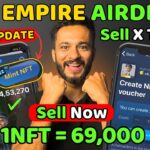 X Empire Airdrop Mint NFT | Sell X Empire Tokens Now | X Empire Airdrop Withdrawal