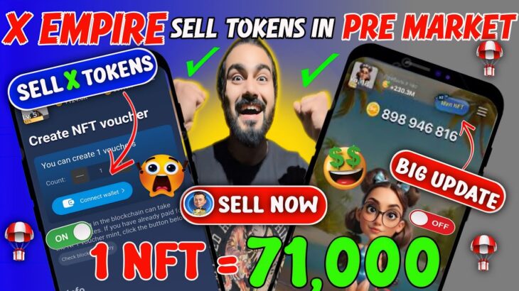 XEmpire airdrop Mint NFT | 69000 coins = 7ton ✅ | how to sell X Empire nft | xempire NFT Voucher