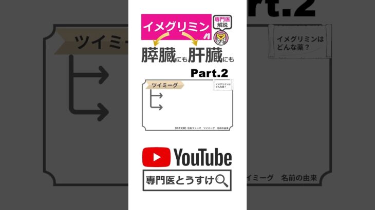 イメグリミンはどんな薬？  #運動 #食事 #糖尿病