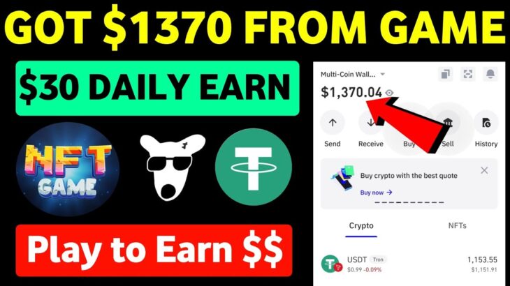 (1370$) NFT Games Free Play to Earn | Play to Earn Crypto Games | Best Earning Method Latest Video