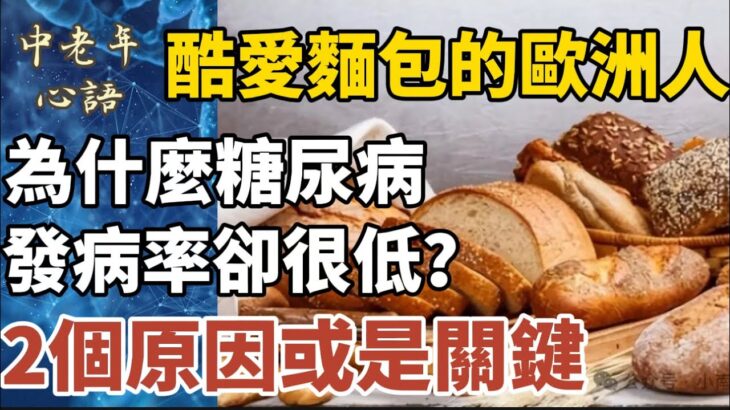 酷爱面包的欧洲人 为什么糖尿病发病率却很低？2个原因或是关键【中老年心語】#養老 #幸福#人生 #晚年幸福 #深夜#讀書 #養生 #佛 #為人處世#哲理