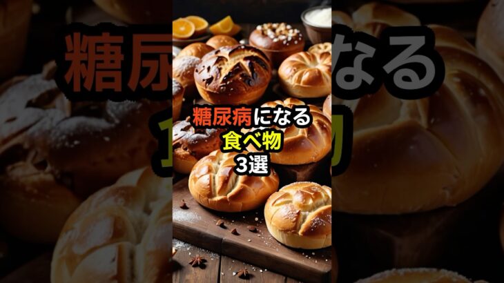 糖尿病になる食べ物3選　#shorts　#糖尿病 　#健康診断　#食べ物　#雑学　#予防　#医療　#予防医療　#予防医学　#病気