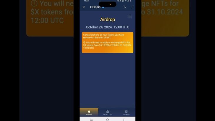 Congratulations all your tokens you have received in the form of NFT 🤑 X Empire Airdrop Price #fyp