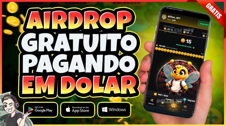 Fortune Hive: Novo Jogo NFT/Airdrop Grátis e Pagando em Dólar (USDT) – Veja como Ganhar Dinheiro