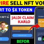 How To Convert NFT To $X Airdrop Token | X Empire NFT Voucher Deposit In Exchange |New Update