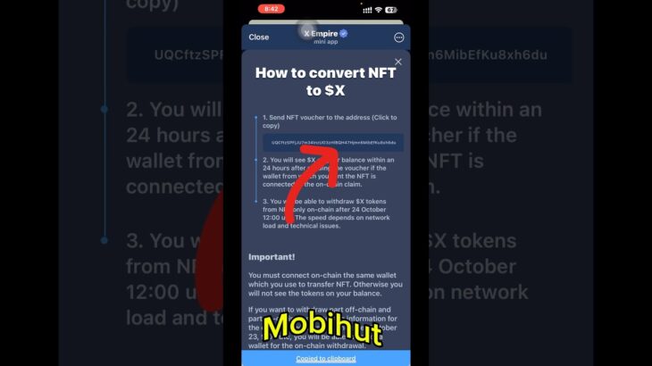 How to Convert X Empire NFTs into $X Tokens | Step-by-Step Withdrawal Guide