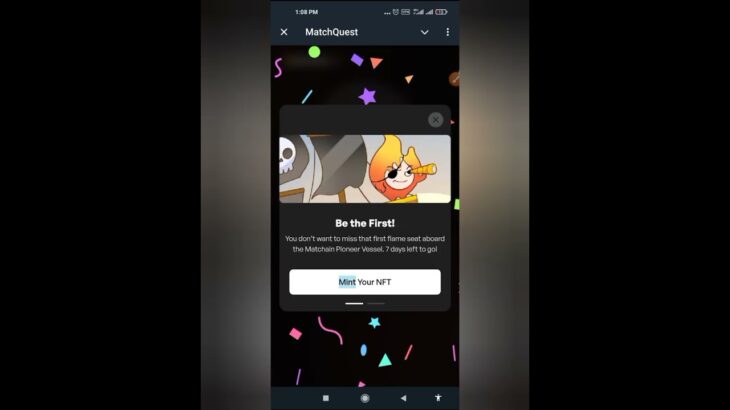 How to claim Pioneer NFT on matchquest/ Matchain airdrop