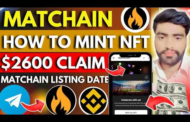 How to mint Matchain NFT | How to claim Matchquest NFT | Matchain airdrop | Matchquest listing date