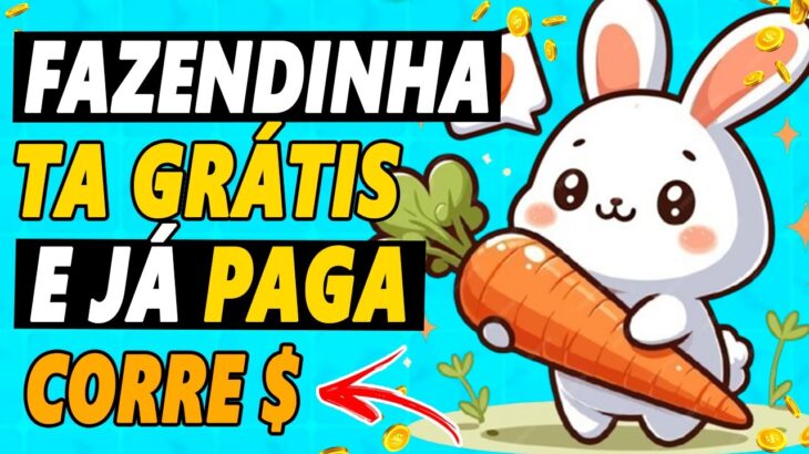 JOGO GRÁTIS PRA GANHAR PLANTANDO BATATA! FARM CLICKER JÁ PAGA (FAZENDINHA)