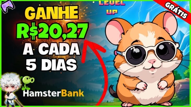 ⚡ JOGO NFT GRÁTIS DE MINERAÇÃO TA PAGANDO TON E NOTCOIN ! Como GANHAR no HAMSTER BANK (FREE TO PLAY)