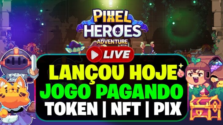 Jogo MMORPG Gratis NFT e Cripto Pixel Heroes Adventure Play To Earn