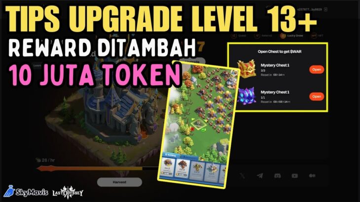 Langsung Level 13+ !! Tips Ikutan Event Game NFT Last Odyssey Ronin Ecosystem | Sesepuh NFT