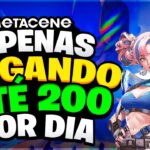 Metacene Jogo Gratis MMORPG NFT e Cripto Guia 50 a 200 por DIA