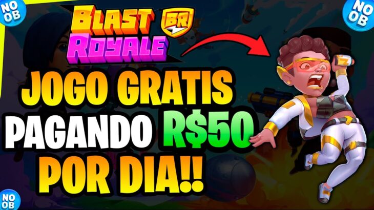 NOVO JOGO NFT GRATIS PAGANDO R$50,00 POR DIA – BLAST ROYALE – TUTORIAL COMPLETO! CORRE!!!!