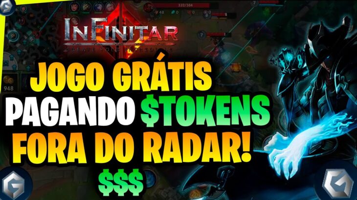 NOVO JOGO NFT GRATIS PAGANDO $TOKENS FORA DO RADAR – INFINITAR  + AIRDROP – CORRE!!!!