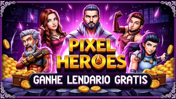 PIXEL HEROES NFT  GANHE SEU LENDARIO GRÁTIS  A MELHOR FORMA DE GANHAR DINHEIRO NO JOGO