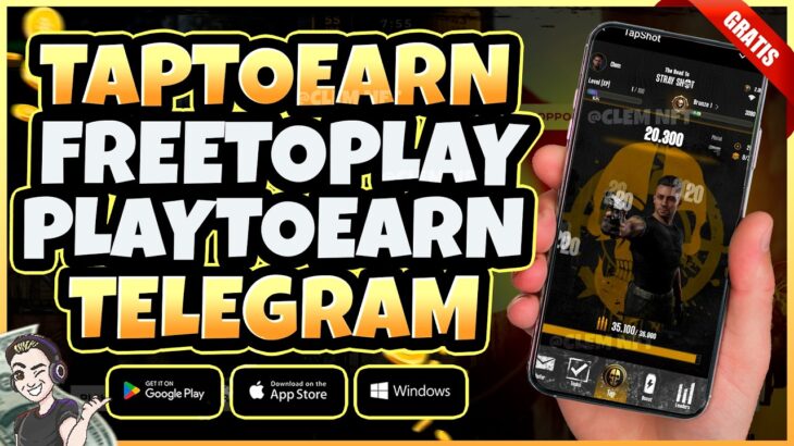 StrayShot: Jogo NFT de Tiro Grátis e Pagando! 🚀 Lançamento Tap to Earn no Telegram 📲