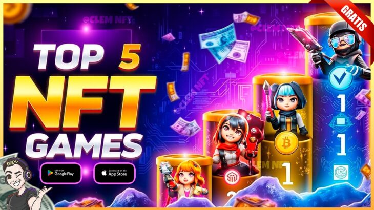 TOP 5 MELHORES JOGOS NFT E PLAY TO EARN GRÁTIS PAGANDO EM CRIPTOMOEDA E PIX – PC E CELULAR