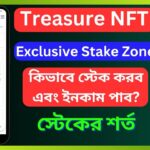 Treasure NFT Exclusive stake zone | এক্সক্লুসিভ স্টেক কী  স্টেকের শর্ত। How To Stake on Treasure NFT