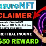 Treasure NFT Offer Get $50 Bonus || Disclaimer and Profits || Direct Reffral Income Detail