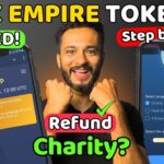 X Empire Charity TOKENS Refund Step by Step | NFT Message Instead of $X Tokens | X Empire Withdrawal