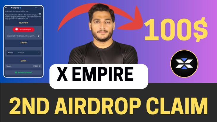 X empire 2nd Airdrop Claiming Process || X empire NFT Airdrop Coin Claiming Process