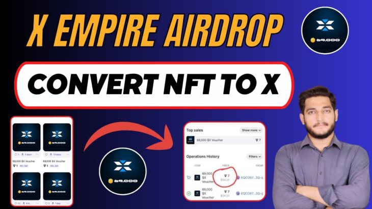 X empire NFT Vouchers Convert To X Coins || X empire NFT Vouchers Withdrawal