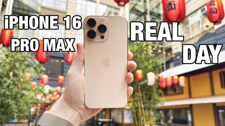 iPhone 16 Pro Max – Real Day in the Life (Battery, Camera & More!)