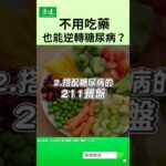 不吃藥也能逆轉糖尿病？！  ｜康健雜誌