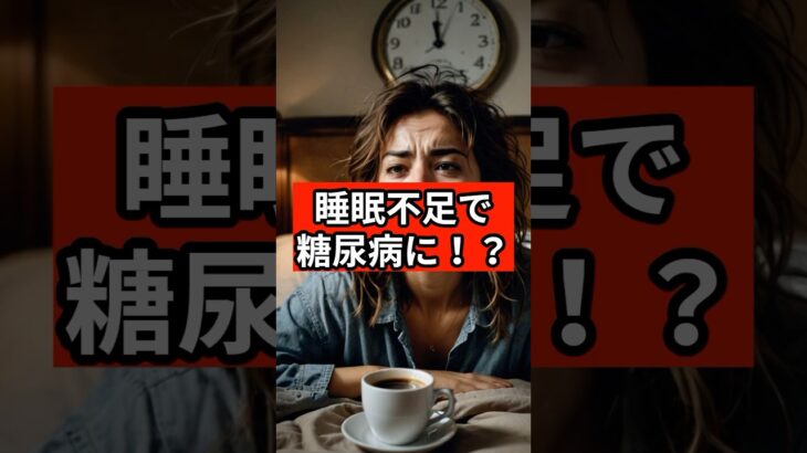 睡眠不足で糖尿病に！？避けたい人は絶対に見て！！