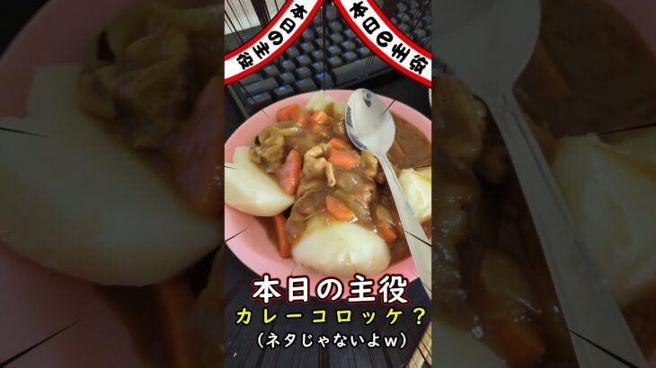 血糖値調査 カレーコロッケ？編 #食事  #健康  #じゃがいも  #血糖値  #1型 #勉強  #ショート