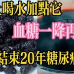 早上喝水加這個，血糖立馬降！終結20年糖尿病：喝一次就正常了！，【靜談養生】喝水加它，血糖穩定又健康！一杯水改變健康：預防糖尿病與心腦病！每天早上這樣喝，糖尿病不再找上你！