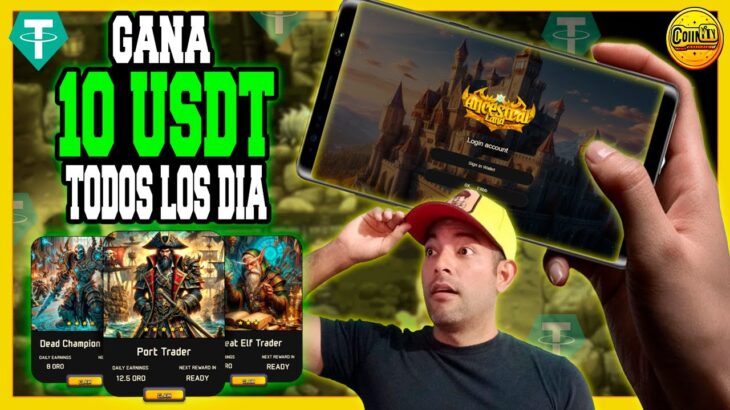 🔴 GANA 10 DOLARES y 1 NFT CON ESTE NUEVO JUEGO NFT ANCESTRAL LAND