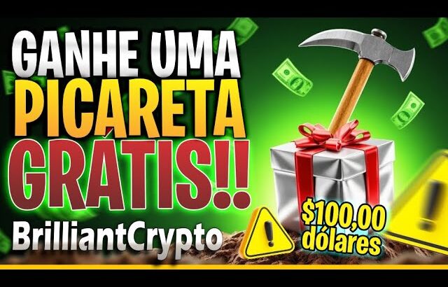 GANHE UMA PICARETA GRÁTIS NO BRILLIANT CRYPTO JOGO DE MINERAÇÃO NFT GRATIS