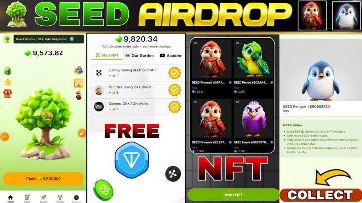 HOW TO MINT NFT SEED AIRDROP | SEED NFT NEW UPDATE | HOW TO SELL SEED NFT | MINT NFT USING OKXWALLET