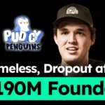 Homeless Dropout Becomes Owner of World’s #2 NFT Project | Pudgy Penguin, Luca Netz