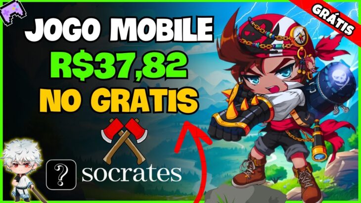 🍀 JOGO NFT GRÁTIS DE CELULAR PAGANDO MUITO! Como GANHAR na SOCRATES (FREE TO PLAY)