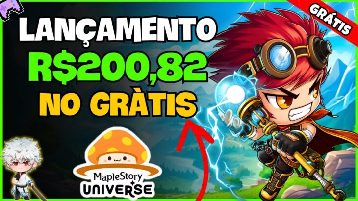 🍀 JOGO NFT GRÁTIS DE CELULAR PAGANDO MUITO! Como GANHAR no MAPLESTORY UNIVERSE (FREE TO PLAY)