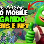 🔥 JOGO NFT GRÁTIS DE CELULAR PAGANDO TOKEN ! Como GANHAR no PEPE MEME (FREE TO PLAY)