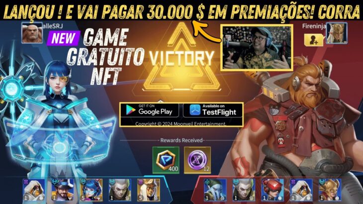 LANÇOU E VAI PAGAR 30.000 $ EM PRÊMIOS! NOVO JOGO INCRIVEL  NFT E PLAY TO EARN CHAMADO ASTRARK