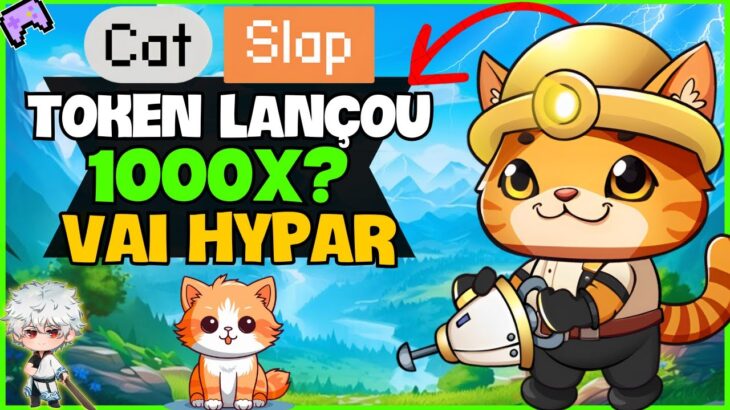 🔥 LANÇOU MEME COIN PAGANDO TOKEN no JOGO NFT GRÁTIS em EVENTO ! Como GANHAR no CAT SLAP