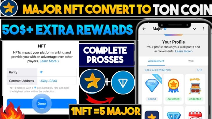 Major NFT Sell new update | Major token listing price | Major new update today | Major NFT update